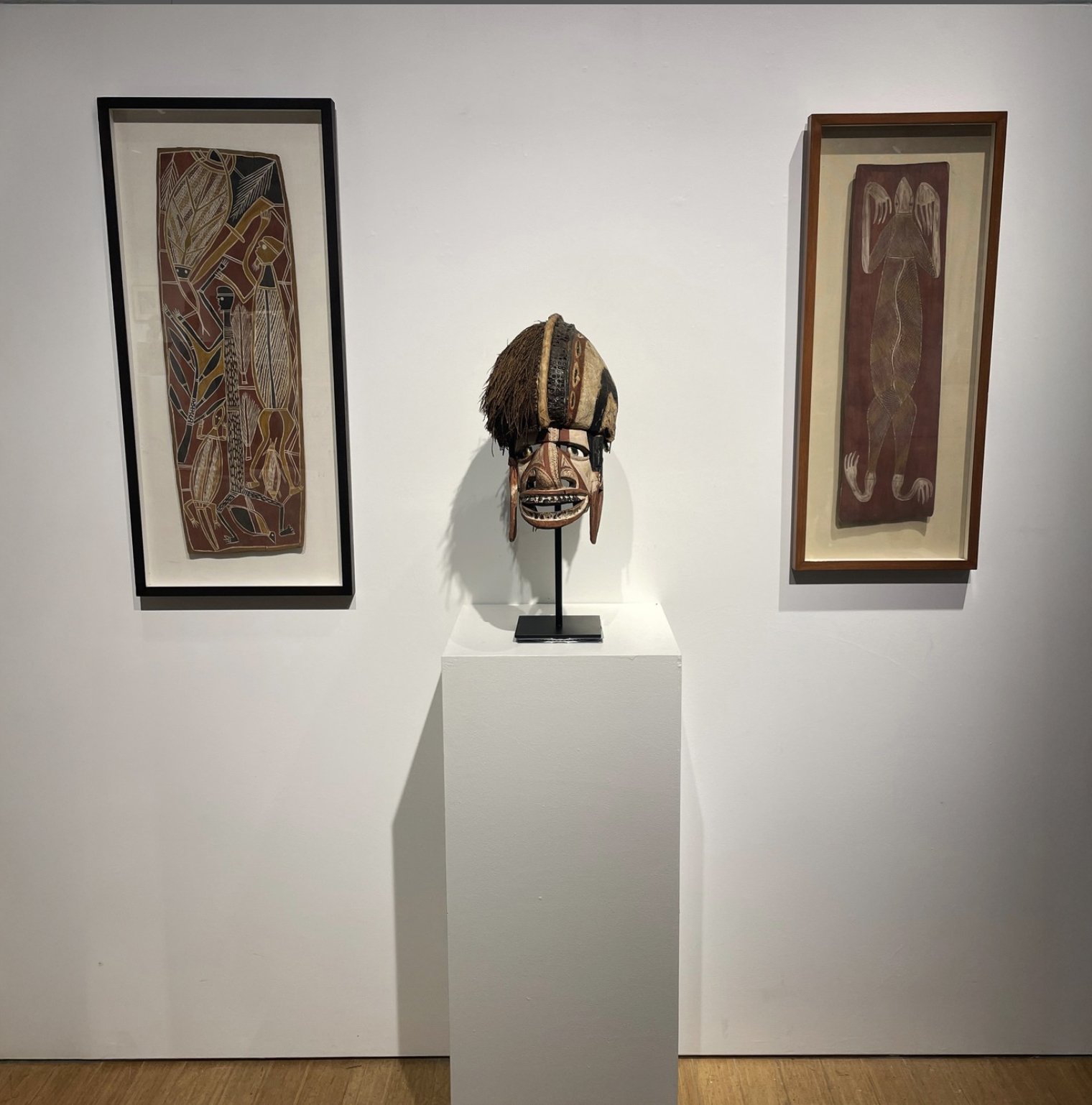 Rare African and Oceanic artworks presented at Bonhams, highlighting tribal sculpture and heritage.