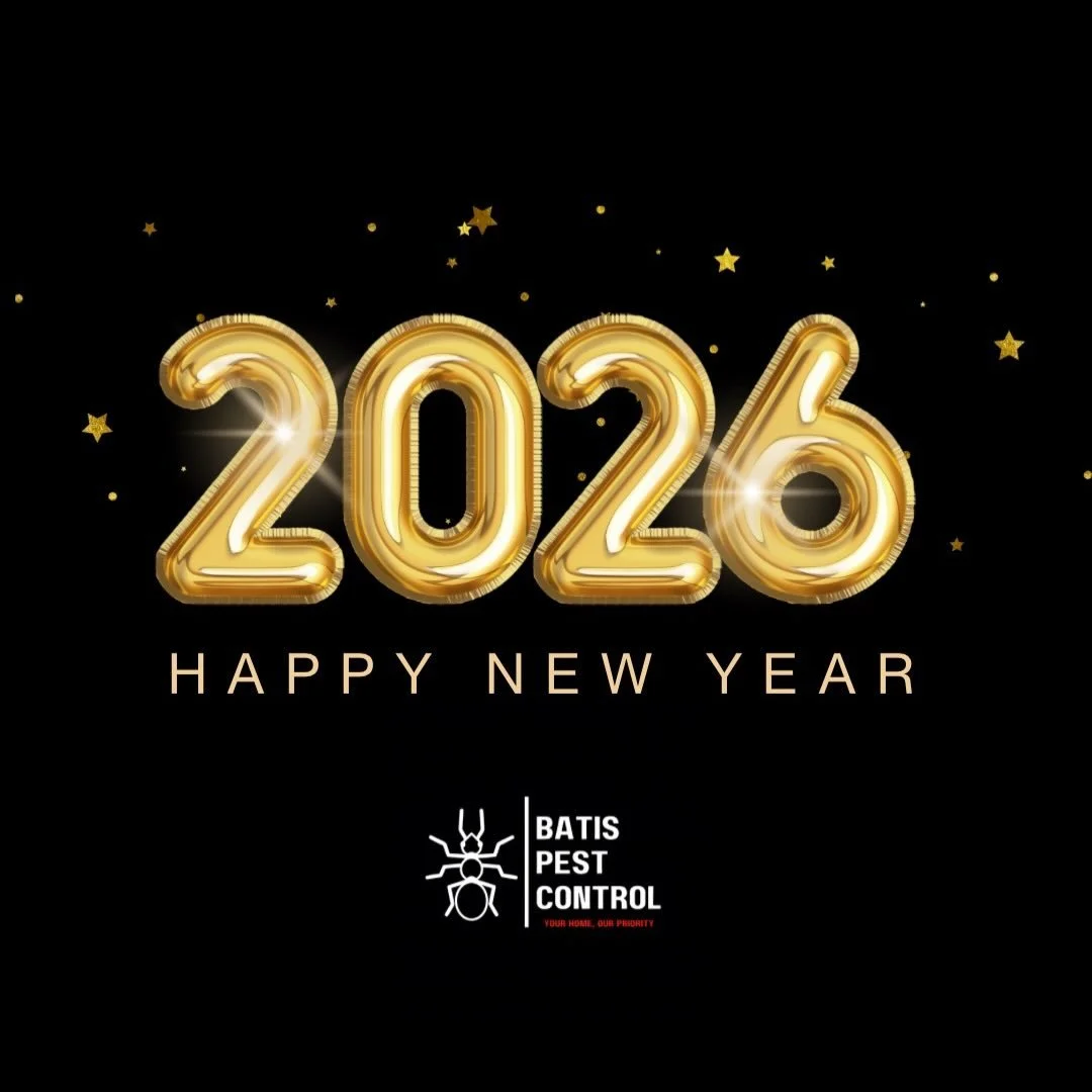 Happy New Year from the Batis Pest Control Team! 💛