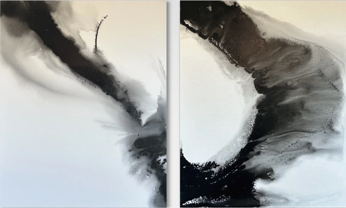 PAIGE - Art Therapy 48" x 100" mix Canvas Diptych each 48" x 60".jpeg