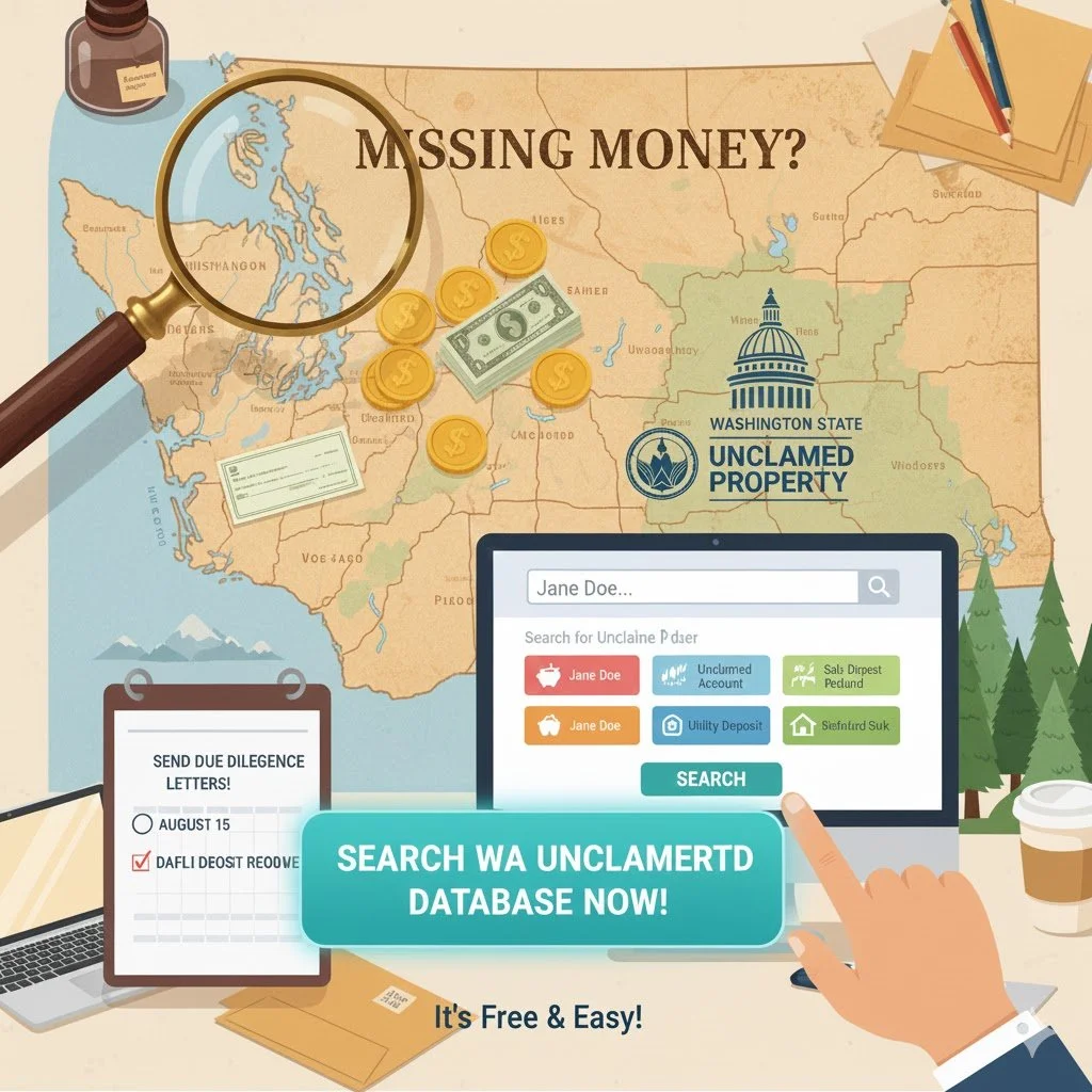 Is the Evergreen State Holding Your Missing Money? A Guide to WA Unclaimed Property