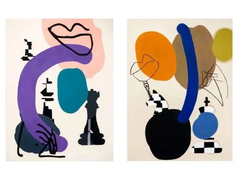 Social Gambit I 36"24" I Oil on Canvas I 2021