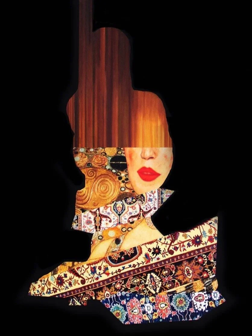 Golden Lady (after Klimt) I Oil on Canvas I 18"x18" I 2019