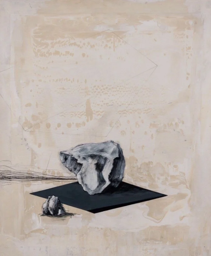 The inheritance of silenceAcrylic and oil on silk with metal frame | 24 x 20 inches | 2025