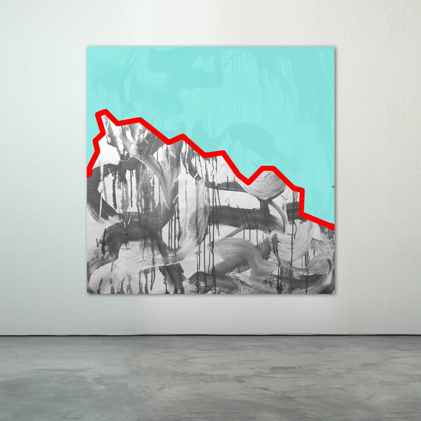 Crimea I Acrylic on Canvas I 48"x48" I 2015