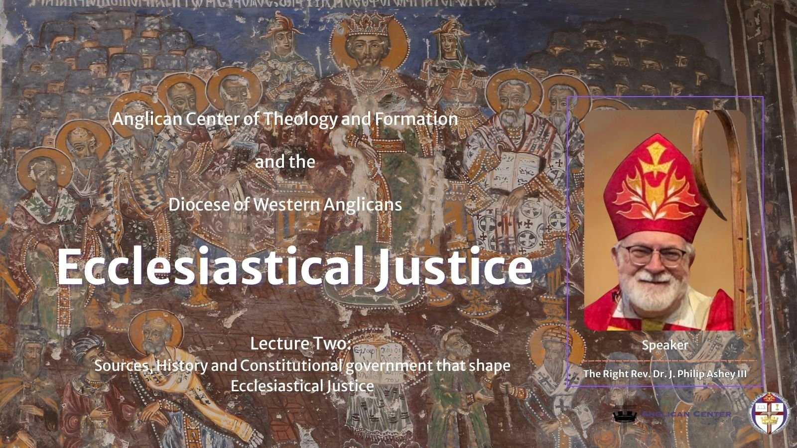 Ecclesiastical Justice Lectures 1-3
