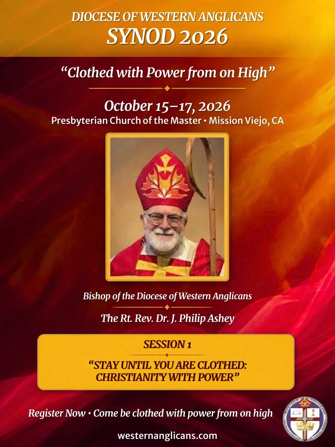 DWA Synod 2026, October 15-17⁠
⁠
Bishop Phil Ashey presents &ldquo;Stay until you are clothed: Christianity with power&rdquo; in the first session. ⁠
⁠
⁠
#dwasynod2026
