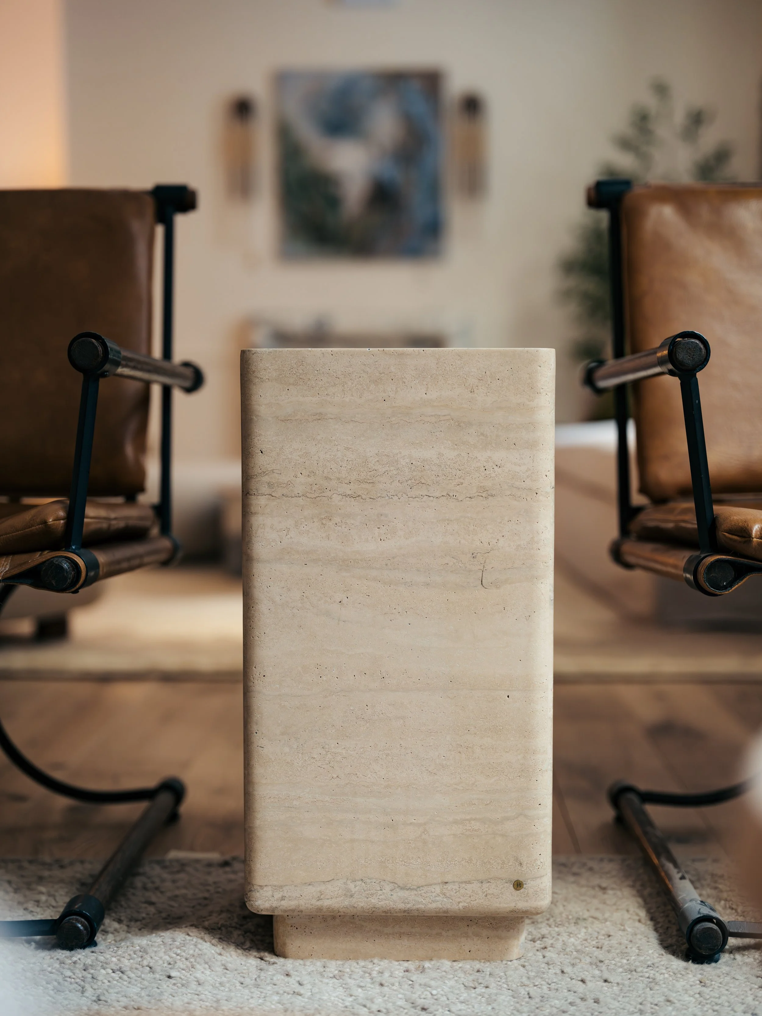 Genesis Plinth Side Table