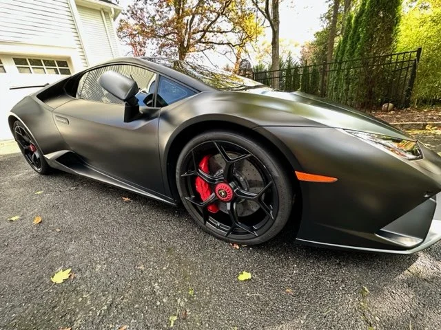 Matte Lamborghini Huracan with 5-year ceramic coating in Succasunna, NJ