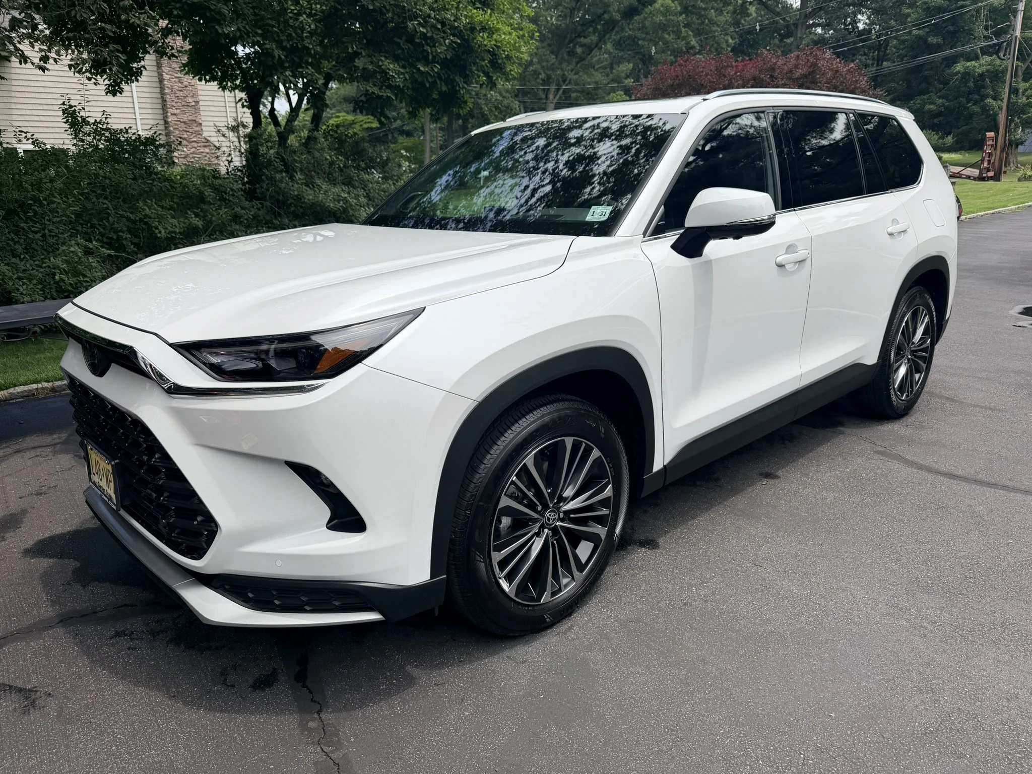 Toyota Grand Highlander protected with Owner's Pride 2-Year+ Ceramic Coating by Hi-Def Auto Detailing in Morris Plains, NJ.
