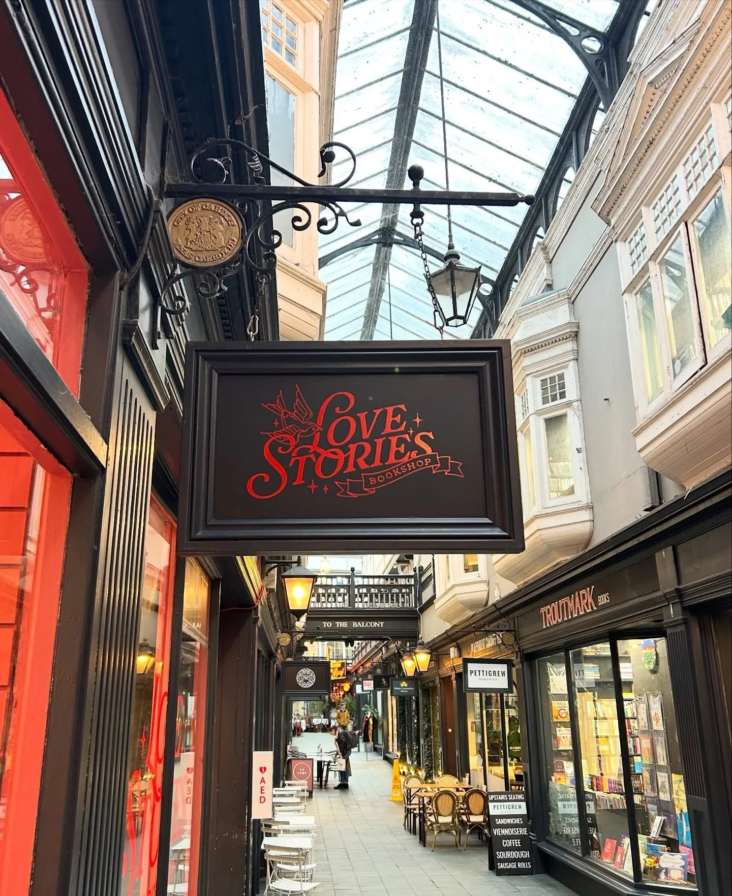 Guys&hellip;we&rsquo;re official! I got weirdly emotional watching our sign go up yesterday. It feels like a big milestone for us, like we&rsquo;re really now part of the arcade and that our little shop will (hopefully!) be here for a long time.

A h