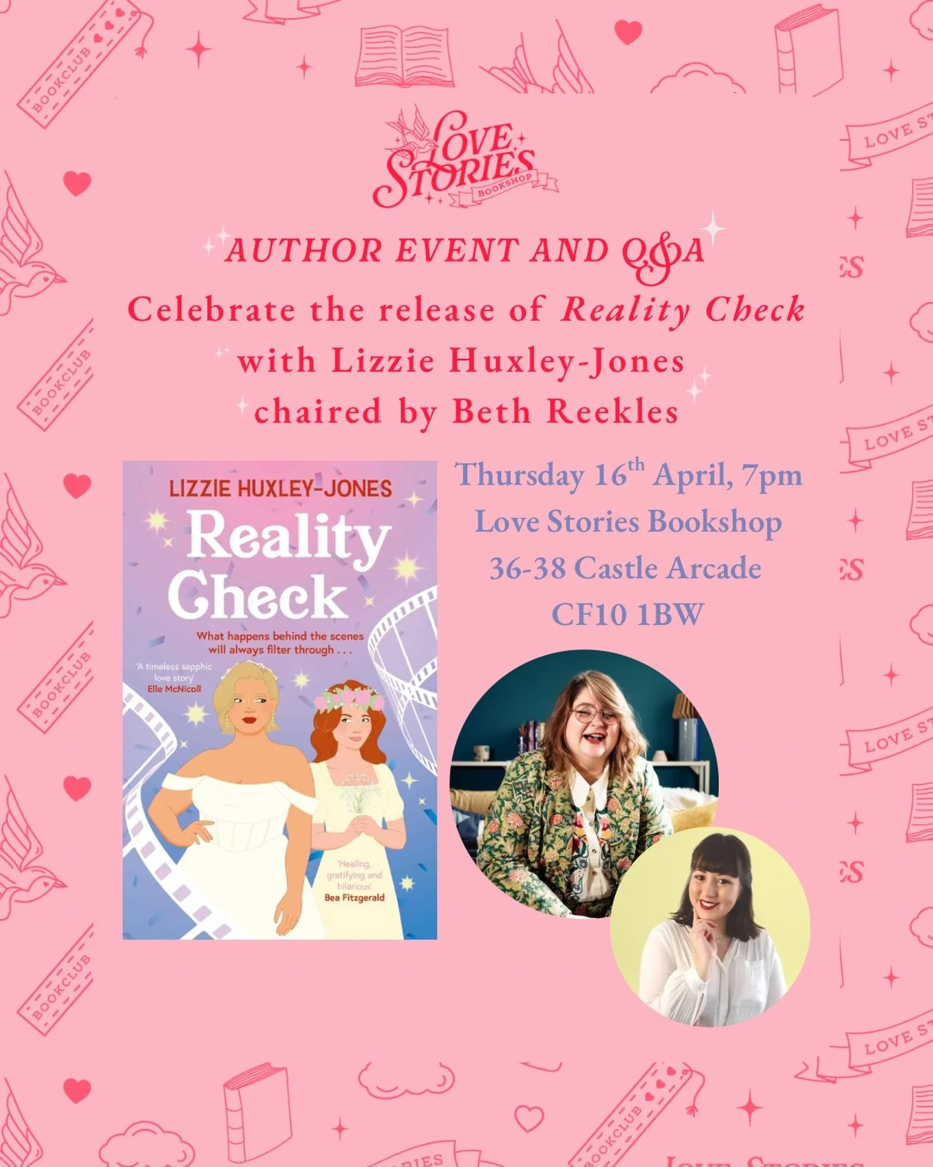 We are so excited to share the details of our next event - an author conversation and Q&amp;A with @littlehux to celebrate the release of their latest book, Reality Check, which will be chaired by @authorbethreekles ✨

This event will take place on T