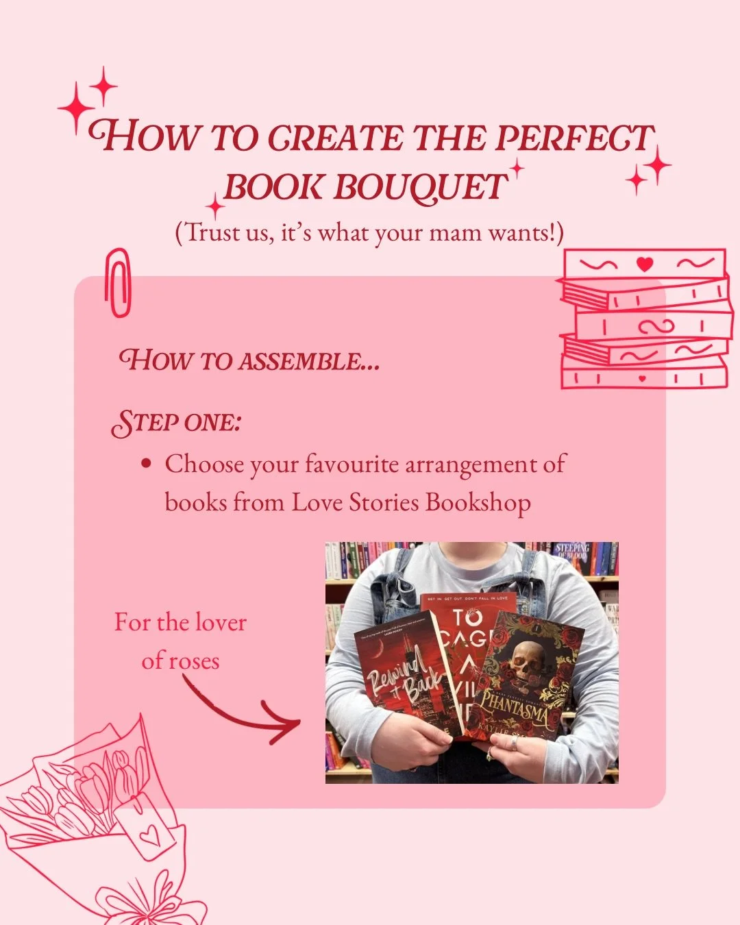 Still stuck for a gift this Mother&rsquo;s Day? Don&rsquo;t you worry, our booksellers have created this guide on how to create the perfect book bouquet, complete with book and flower pairing recommendations! 💐