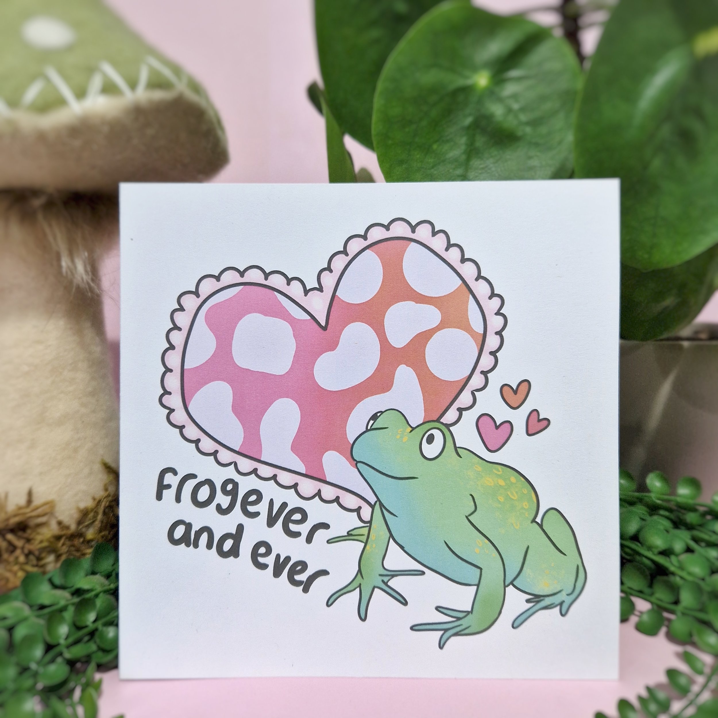 Frogever and Ever - Greeting Card
