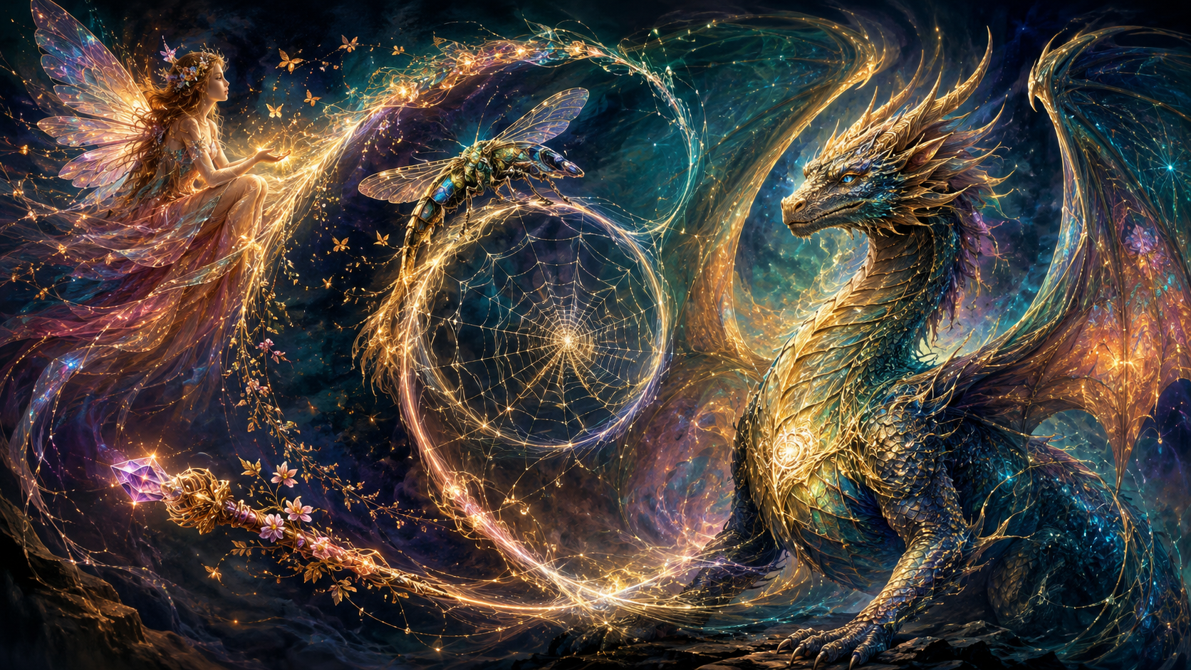 Before I Became the Dragon, I Was Fairy, Insect, Web, and Wand