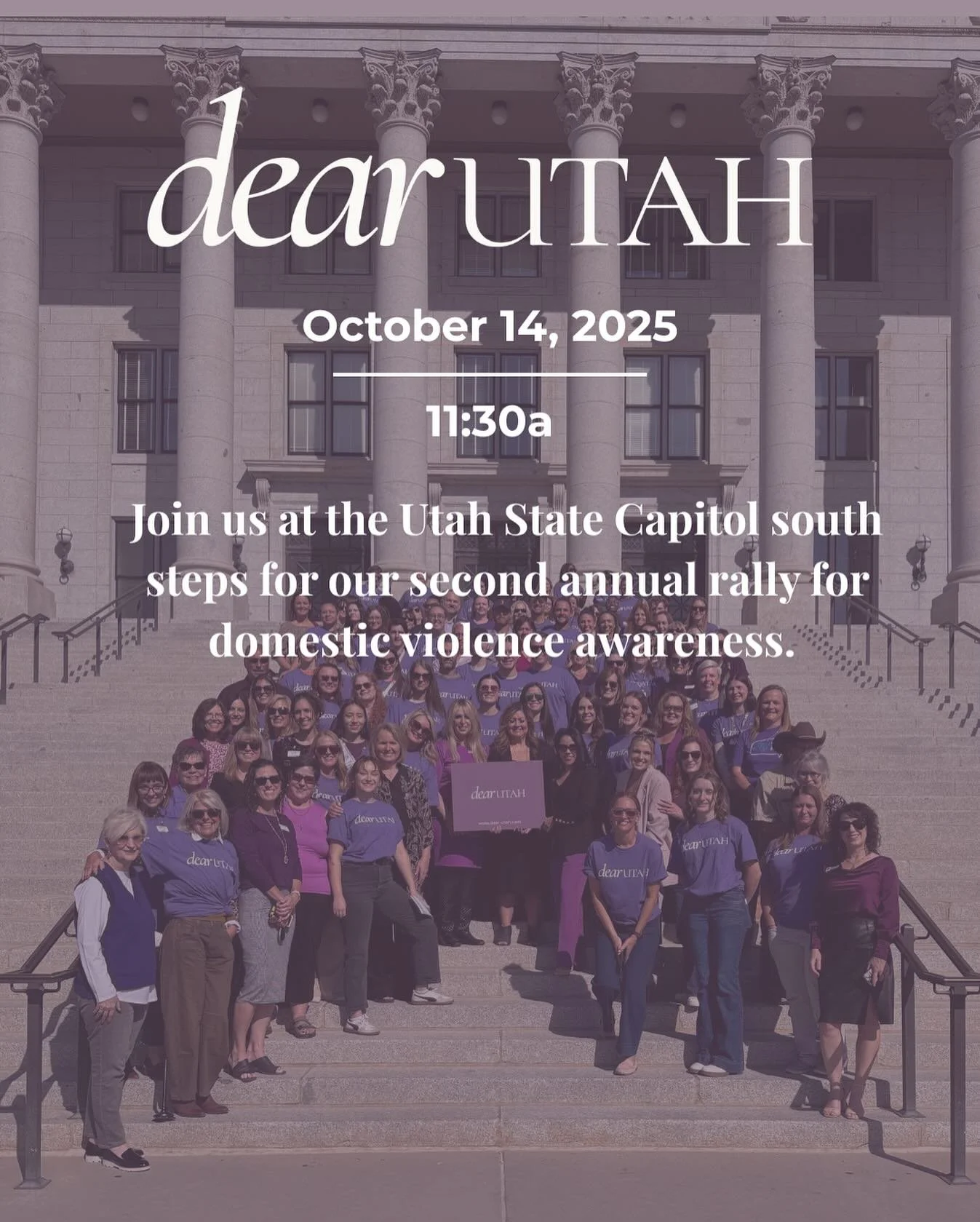 Join us today for year two! We’re thrilled to be able to share today with so many amazing organizations and voices for change! Wear your purple with pride! 💜