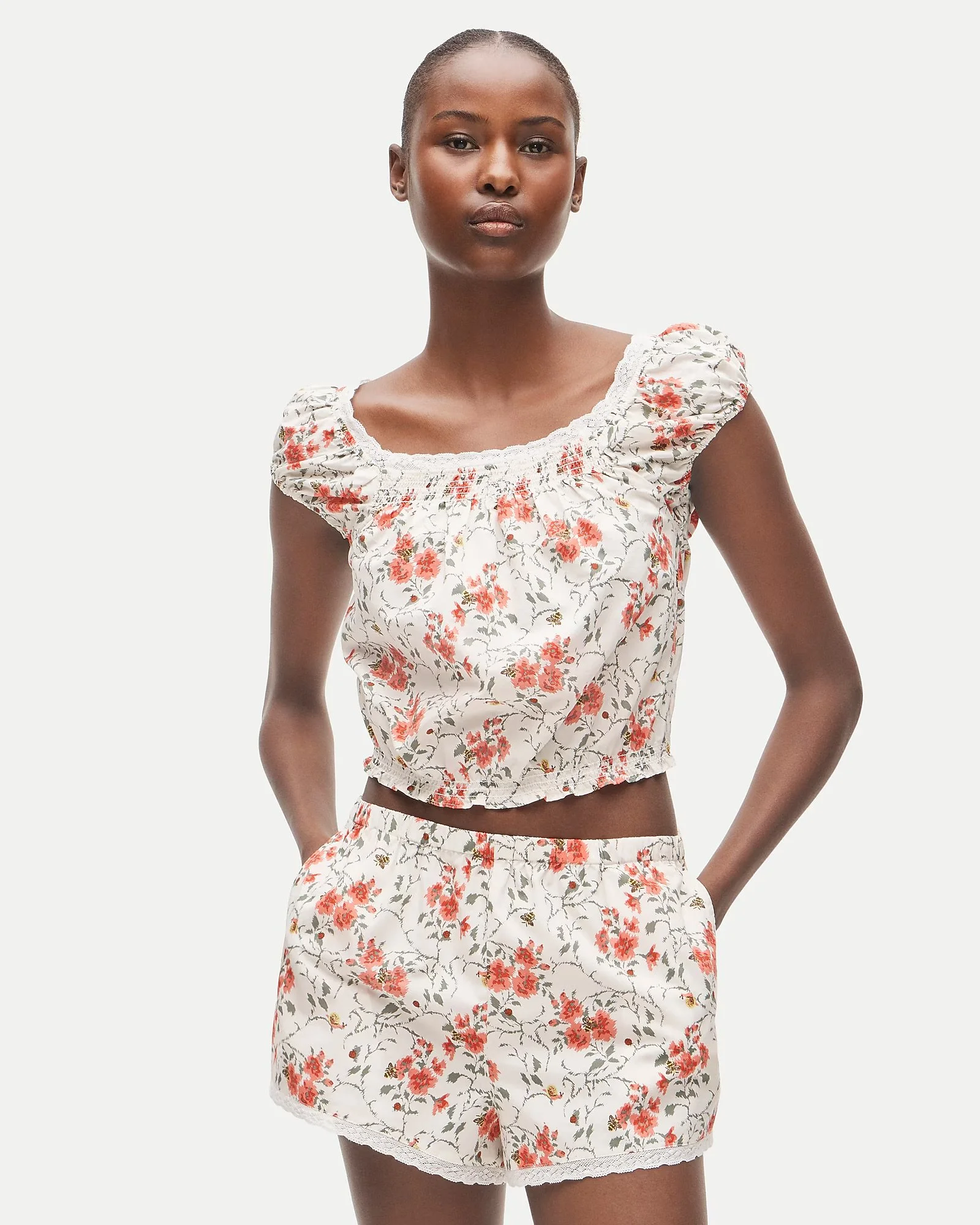 Jcrew Womens F26 - Print design inspired from a vintage fabric piece