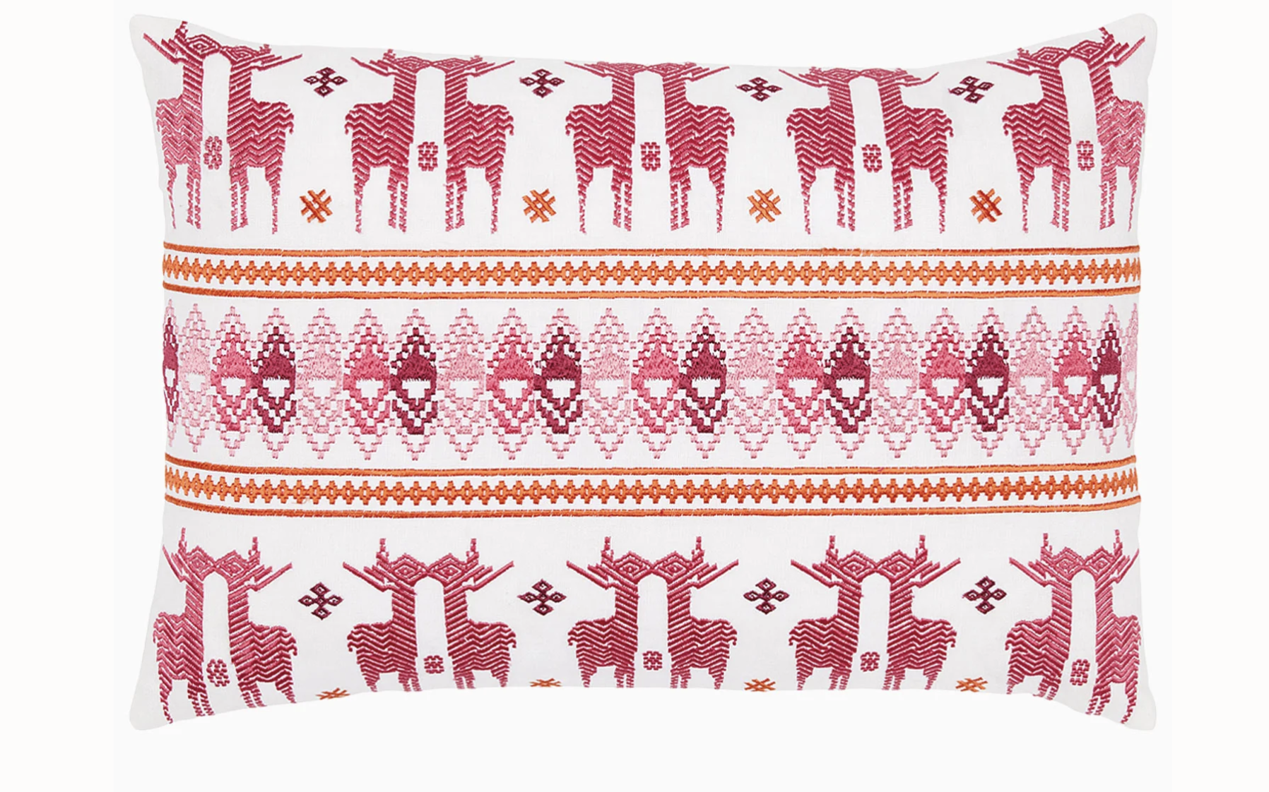 John Robshaw Textiles F26 - Embroidered pillow design