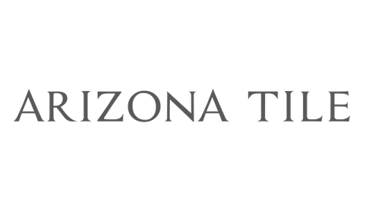 Arizona Tile logo with purple text on a white background.