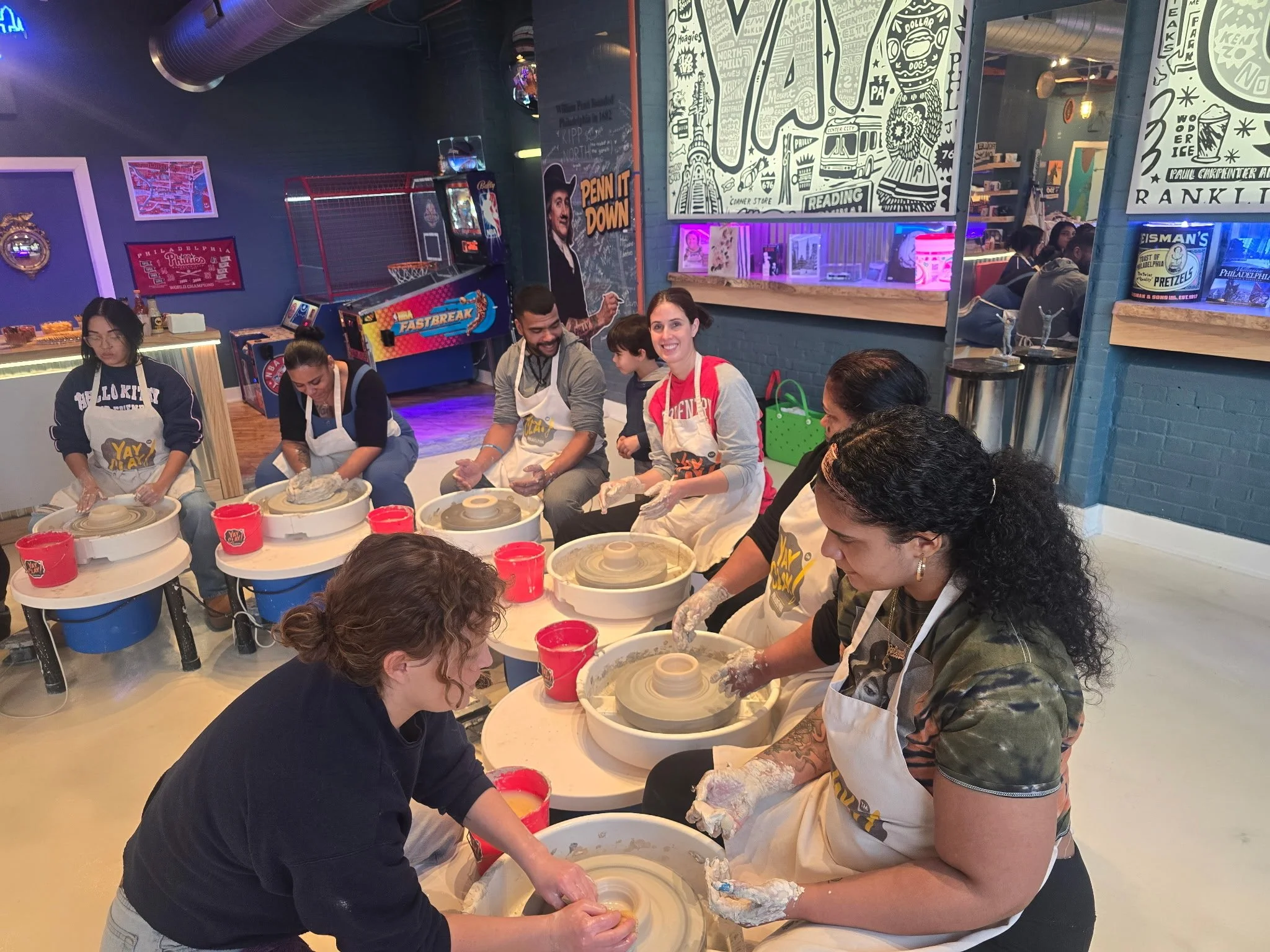 Community, conversation, and creative flow.