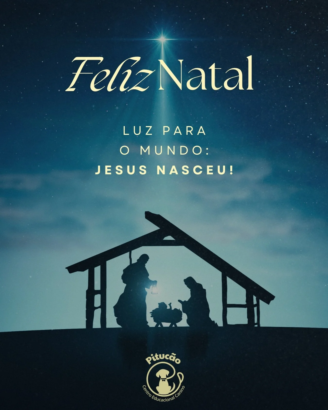 🎄✨ Natal &eacute; quando o cora&ccedil;&atilde;o desacelera ✨🎄

&Eacute; tempo de silenciar o barulho do mundo e ouvir o que realmente importa.
Tempo de lembrar que o maior presente j&aacute; nos foi dado: o Amor que nasceu simples, humilde e cheio