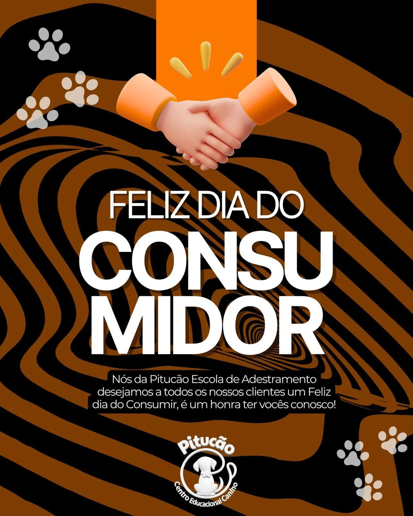 🐾🎉 Hoje &eacute; Dia do Consumidor&hellip; e quem ganha o presente &eacute; voc&ecirc;!

Aqui na Pitu&ccedil;&atilde;o, somos gratos por cada tutor que confia em nosso trabalho e acredita na educa&ccedil;&atilde;o e no bem-estar do seu c&atilde;o. 