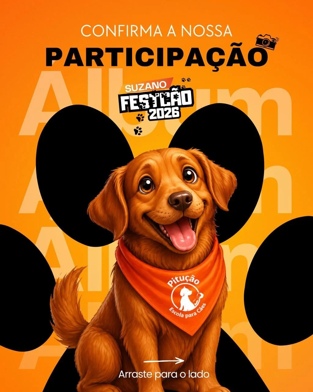 🐾🎉 Um pouquinho do que foi a nossa participa&ccedil;&atilde;o na FestC&atilde;o!

J&aacute; bateu saudade por aqui&hellip; 🧡🐶 
Foi um dia incr&iacute;vel, cheio de encontros, aprendizados e muitos rabinhos abanando! 

📸 Arrasta pro lado pra conf