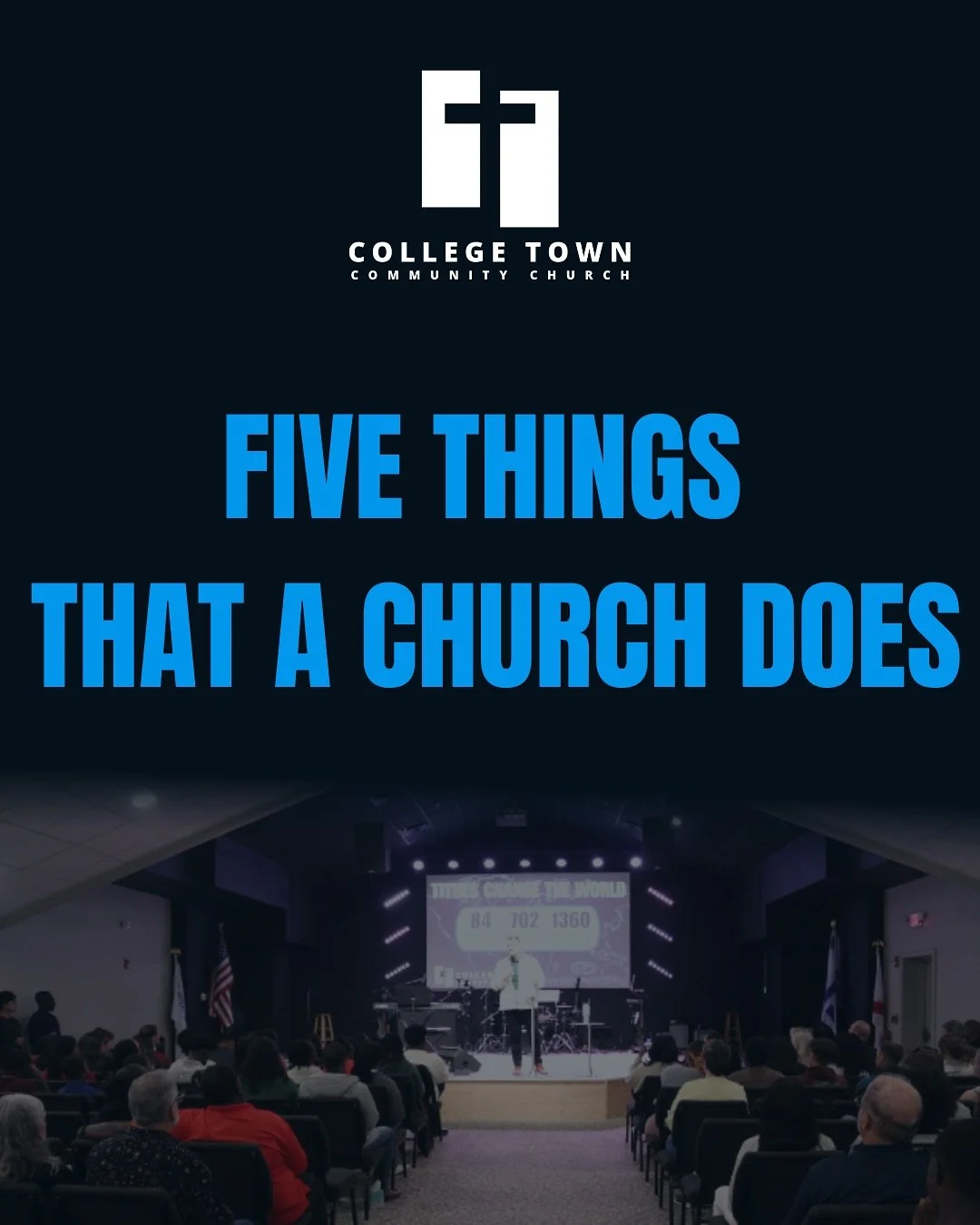 🧵Sermon Notes Thread Alert! Now that CTCC is officially planted as a church, it is our mission to maintain these five facets of a church and more✋ If you missed our service yesterday, don&rsquo;t worry! We&rsquo;ll be back this Sunday and every Sund