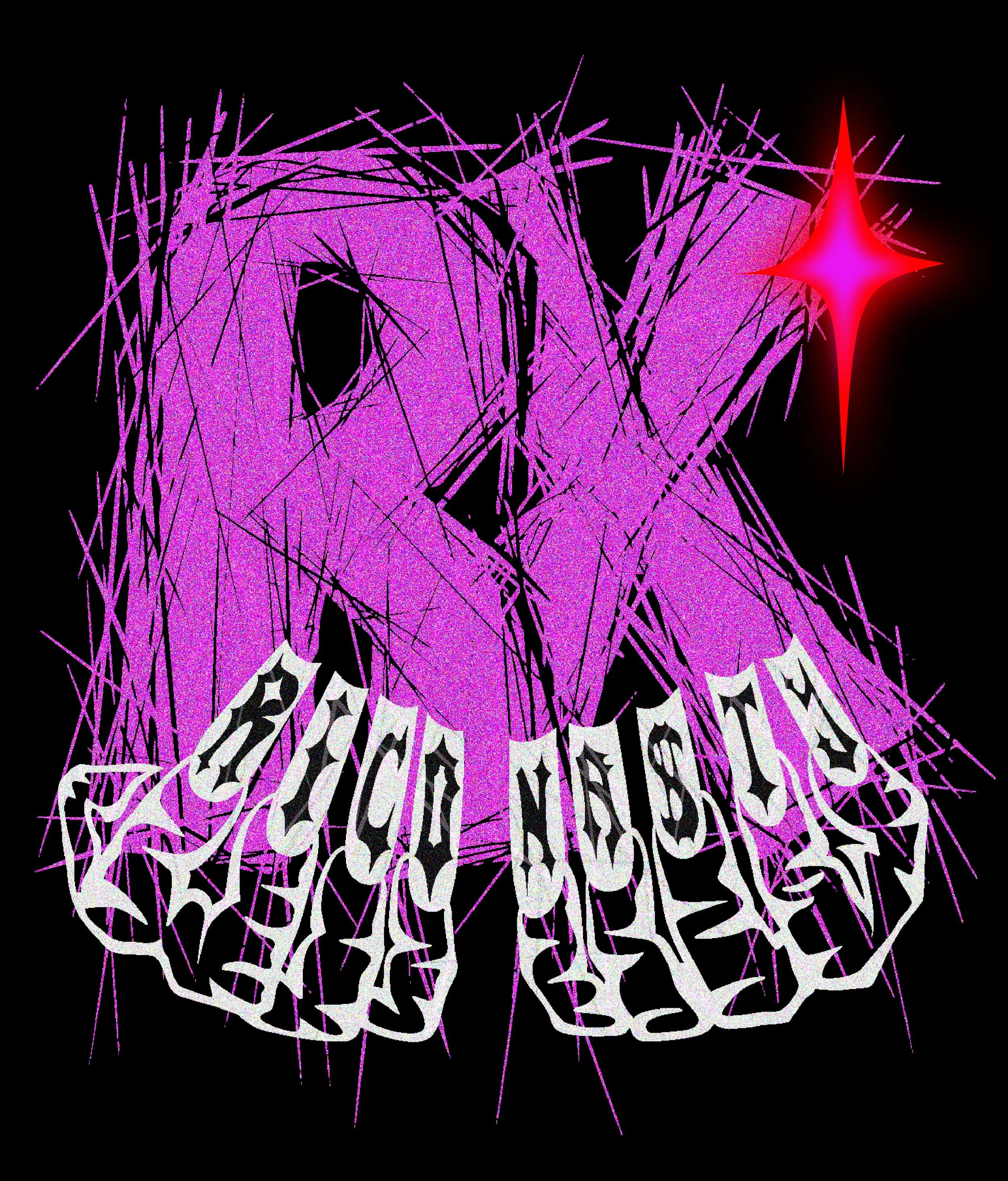 RICO NASTY RX TOUR - T-Shirt Design Front - August 2026