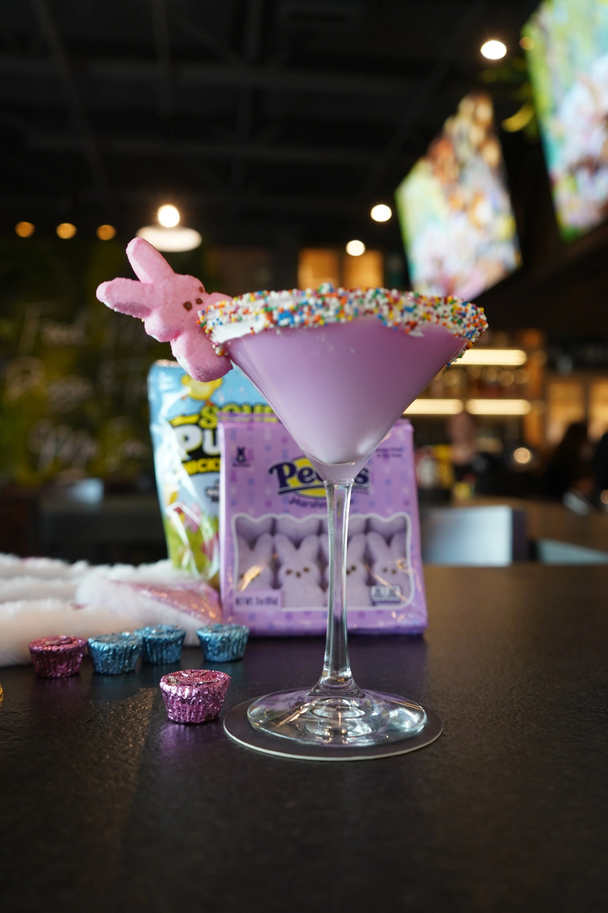 Pink Peep Martini