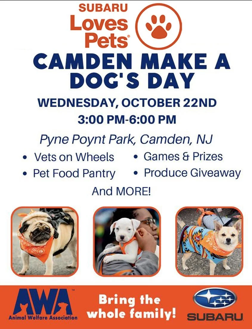 We&rsquo;re so excited to host a pop-up library at @awa_nj&rsquo;s annual National &ldquo;Make a Dog&rsquo;s Day&rdquo; event, presented with @subaru_usa! 🙌

This Wednesday, October 22nd, from 3-6pm we&rsquo;ll be giving away books about dogs, pets,