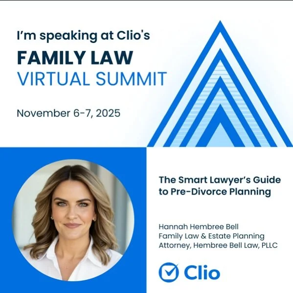 I&rsquo;m excited to be speaking at Clio&rsquo;s Family Law Summit, happening virtually on November 6&ndash;7, 2025! ⚖️

This free, two-day summit is designed for family lawyers who want to strengthen their practice, elevate client outcomes, and earn