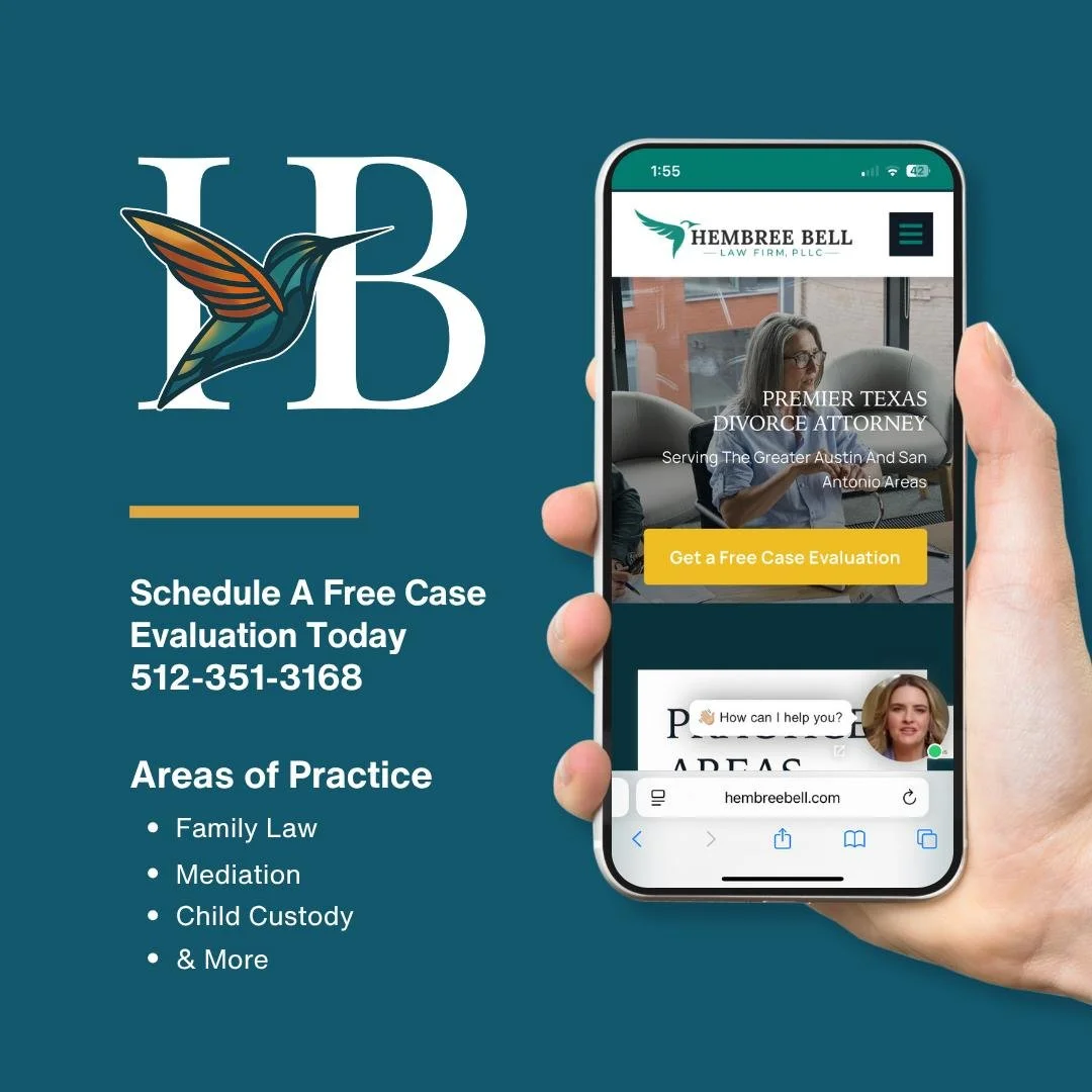 At Hembree Bell Law, we understand that family matters are deeply personal.

Whether you're navigating a challenging family situation or planning for the future, we're here to guide you every step of the way.

Schedule your free case evaluation today