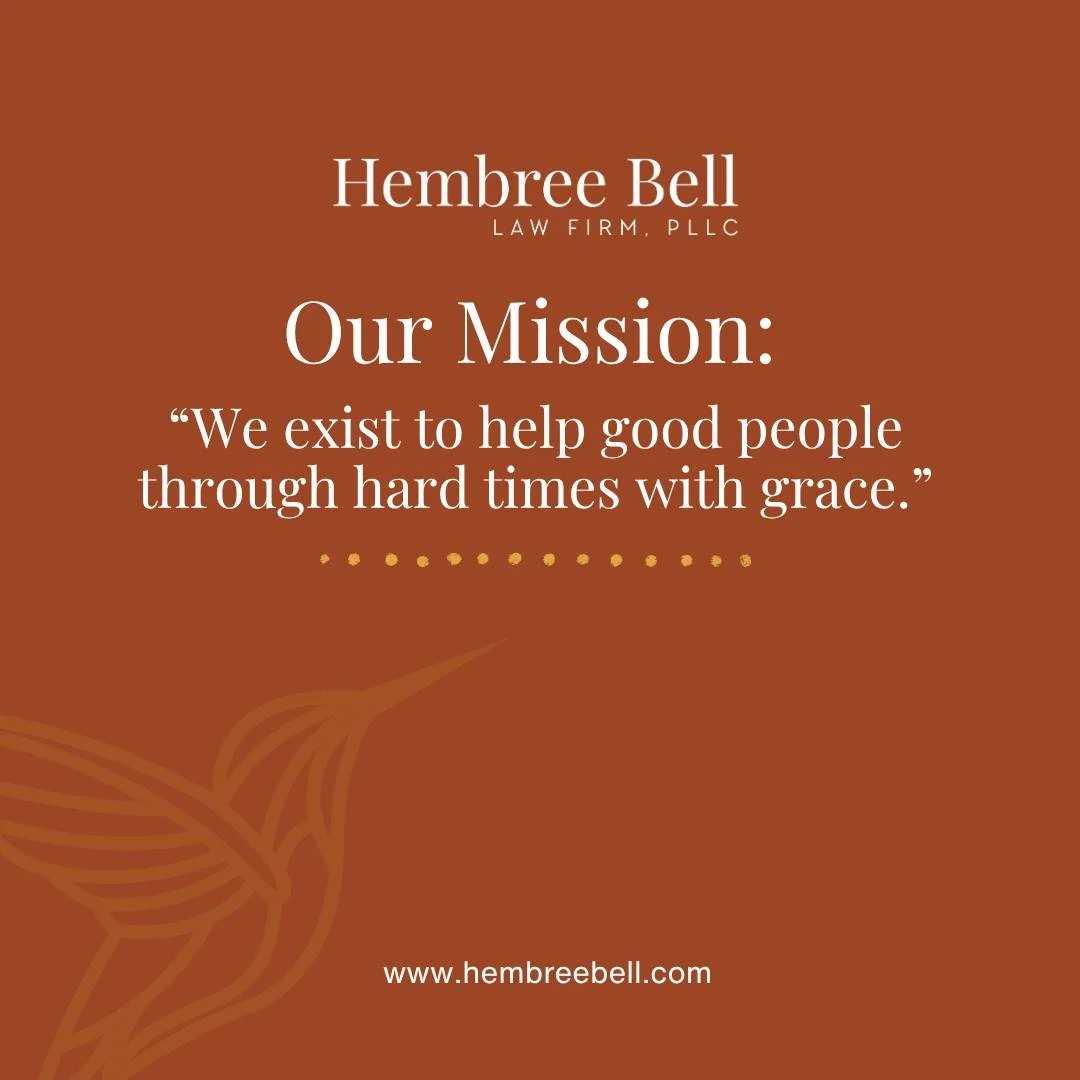 At Hembree Bell Law Firm, we understand that divorce and family law matters represent some of life's most challenging moments, which is why we're committed to guiding you through this difficult process with compassion, professionalism, and unwavering