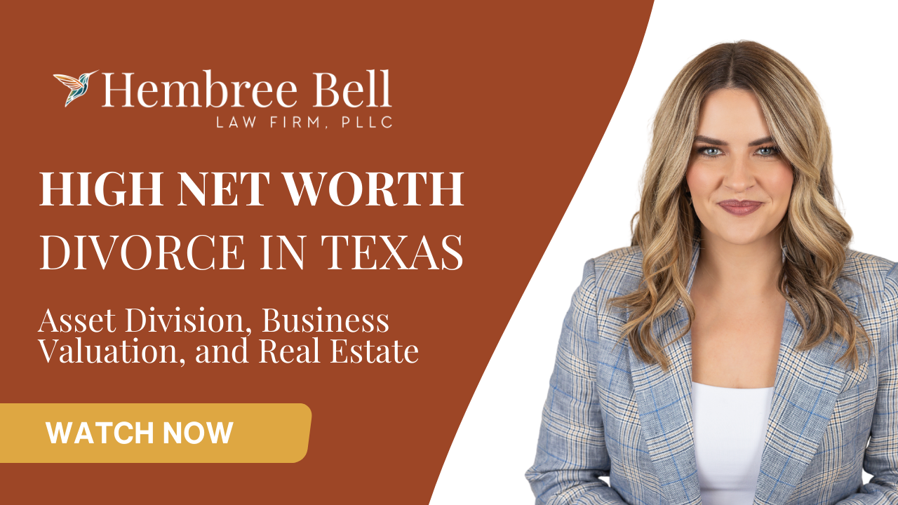 What You Need to Know About High Net Worth Divorce in Texas