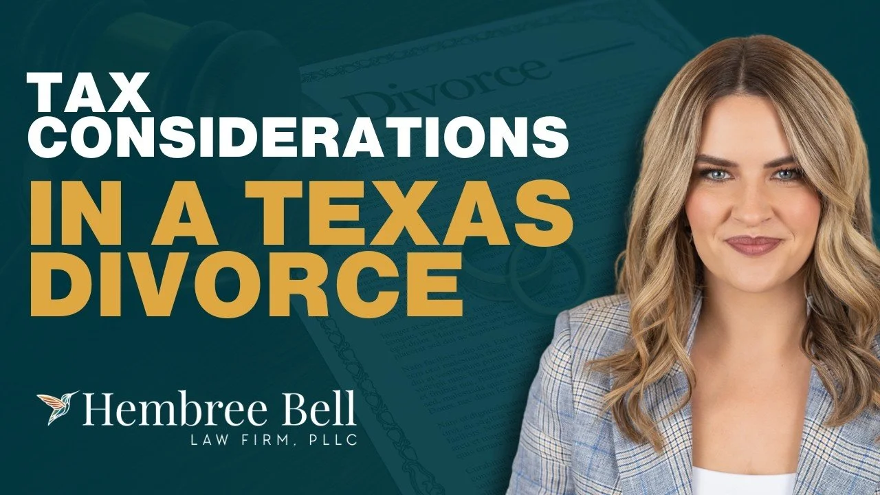 Tax Considerations in Texas Divorce Asset Division