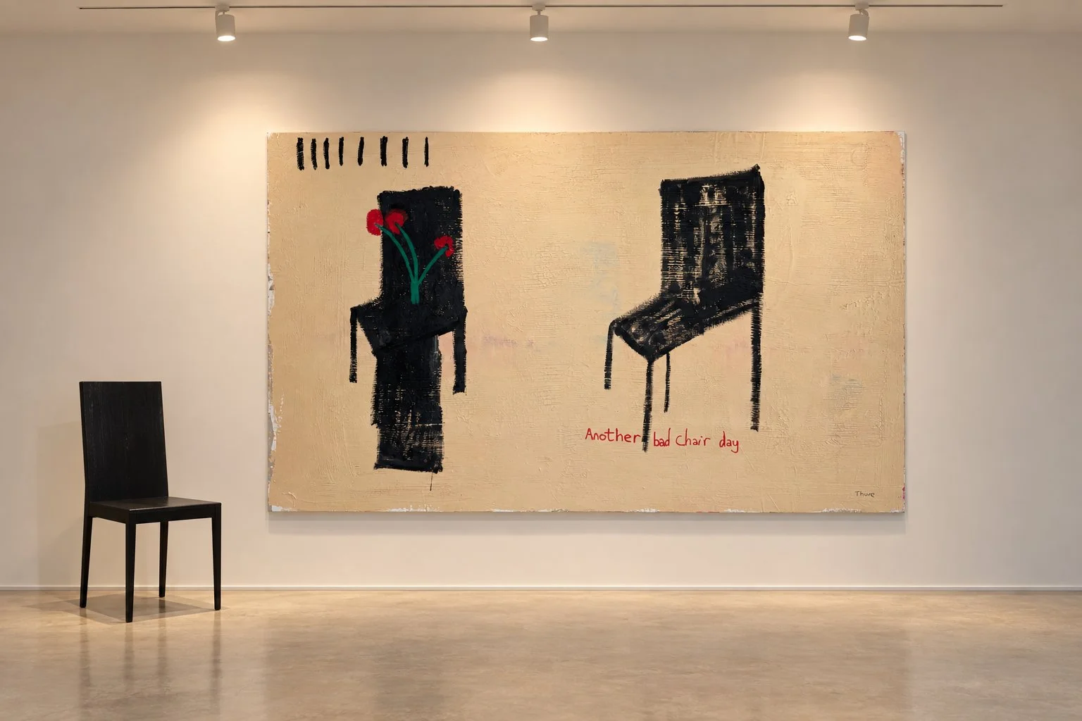 Another Bad Chair Day, Acrylic on Canvas, $9,000