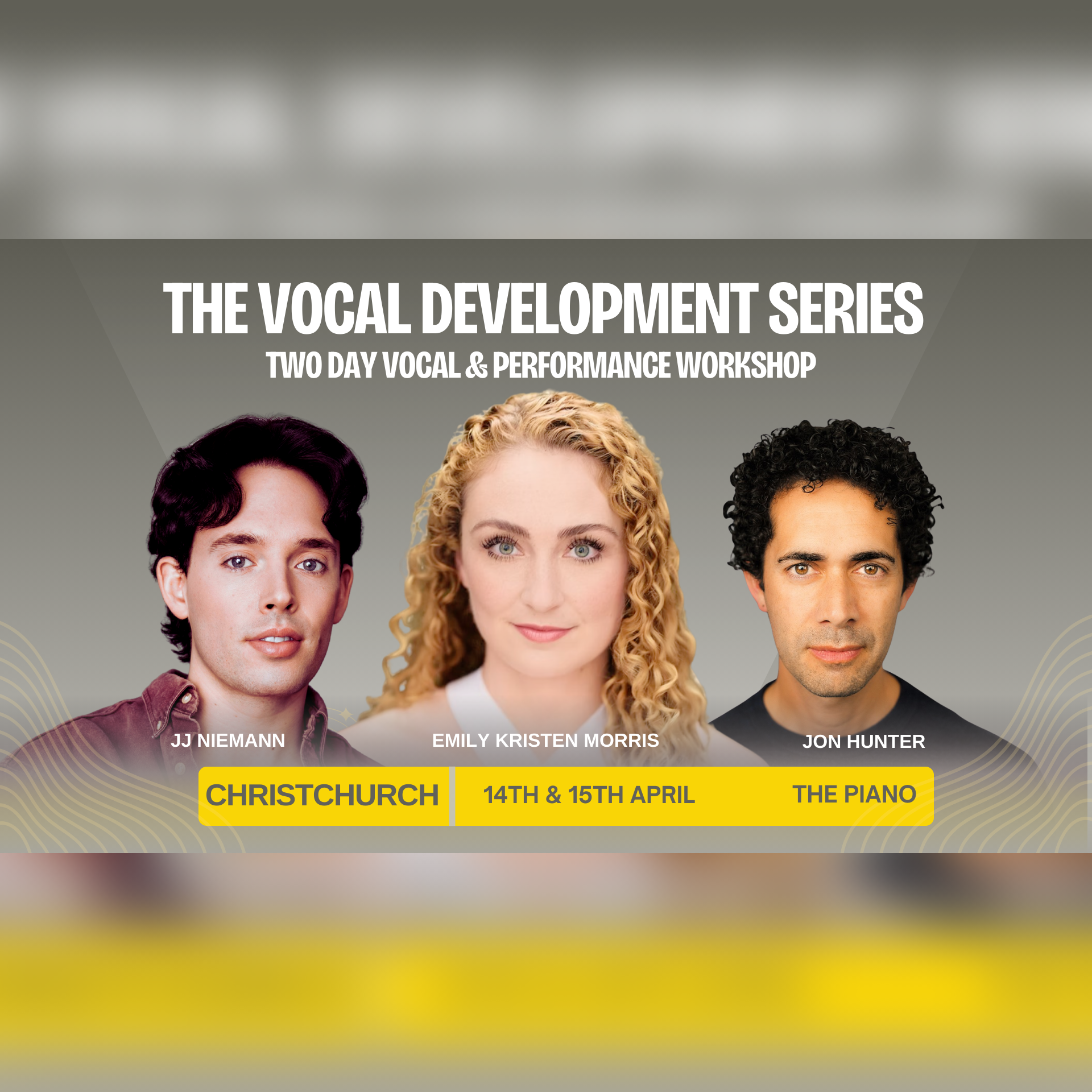 CHRISTCHURCH - The Vocal Development Series feat. JJ Niemann, Emily Kristen Morris & Jon Hunter