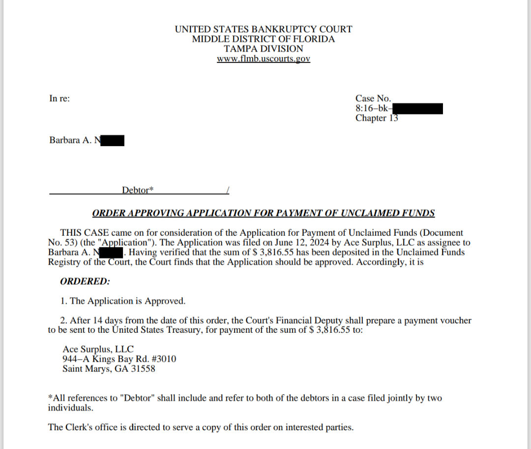 Barbara N.
$3,816.55 Claimed