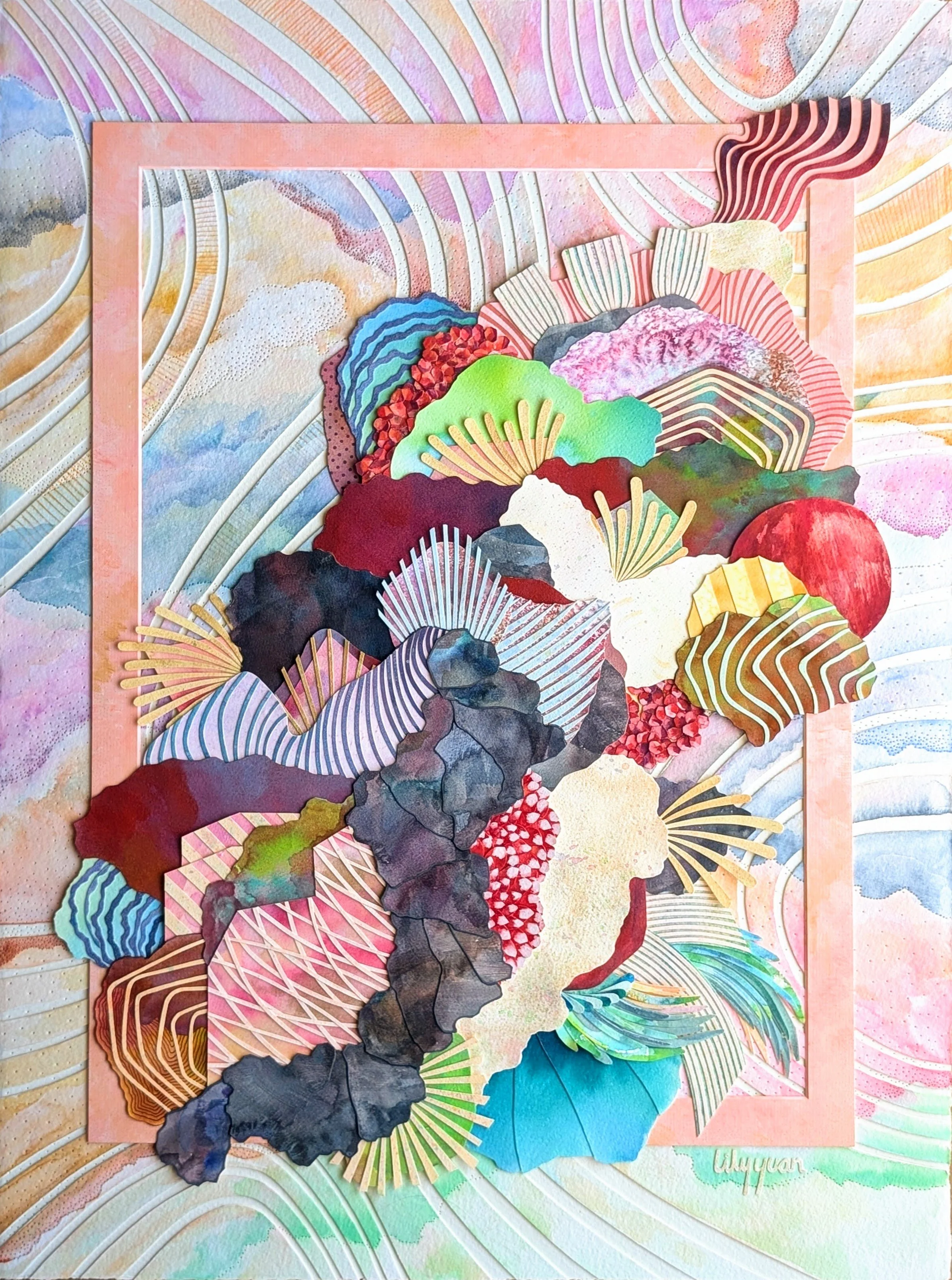 Reminiscent Reef - 22"x30"