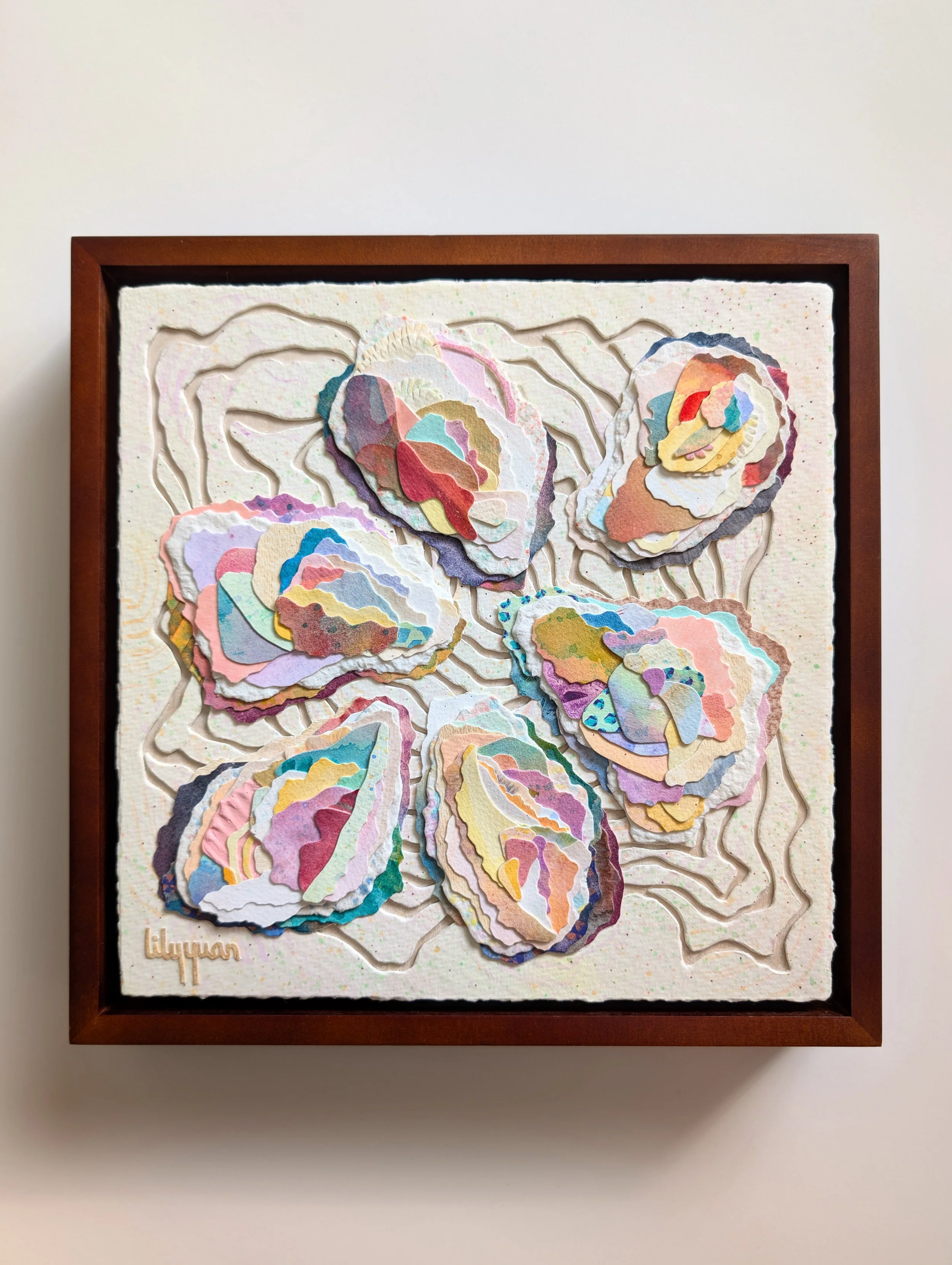 Half a Dozen Oyster Mamas No. 1 - 10"x10"