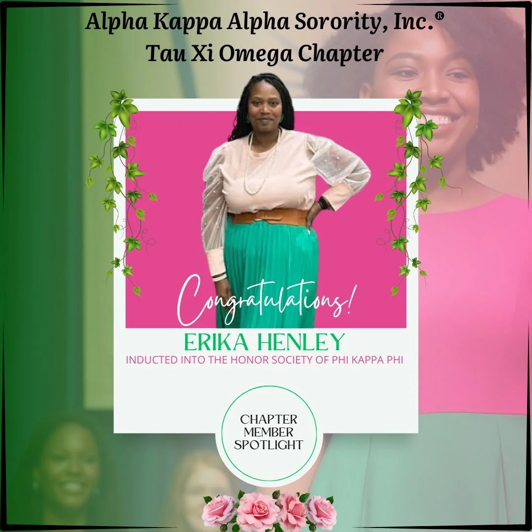 Academic excellence is on the horizon! Chapter member Erika Henley was recently inducted into The Honor Society of @phikappaphi at the @ubridgeport. As you may recall, Henley graduated in May with her Certificate in Educational Leadership.

The Honor