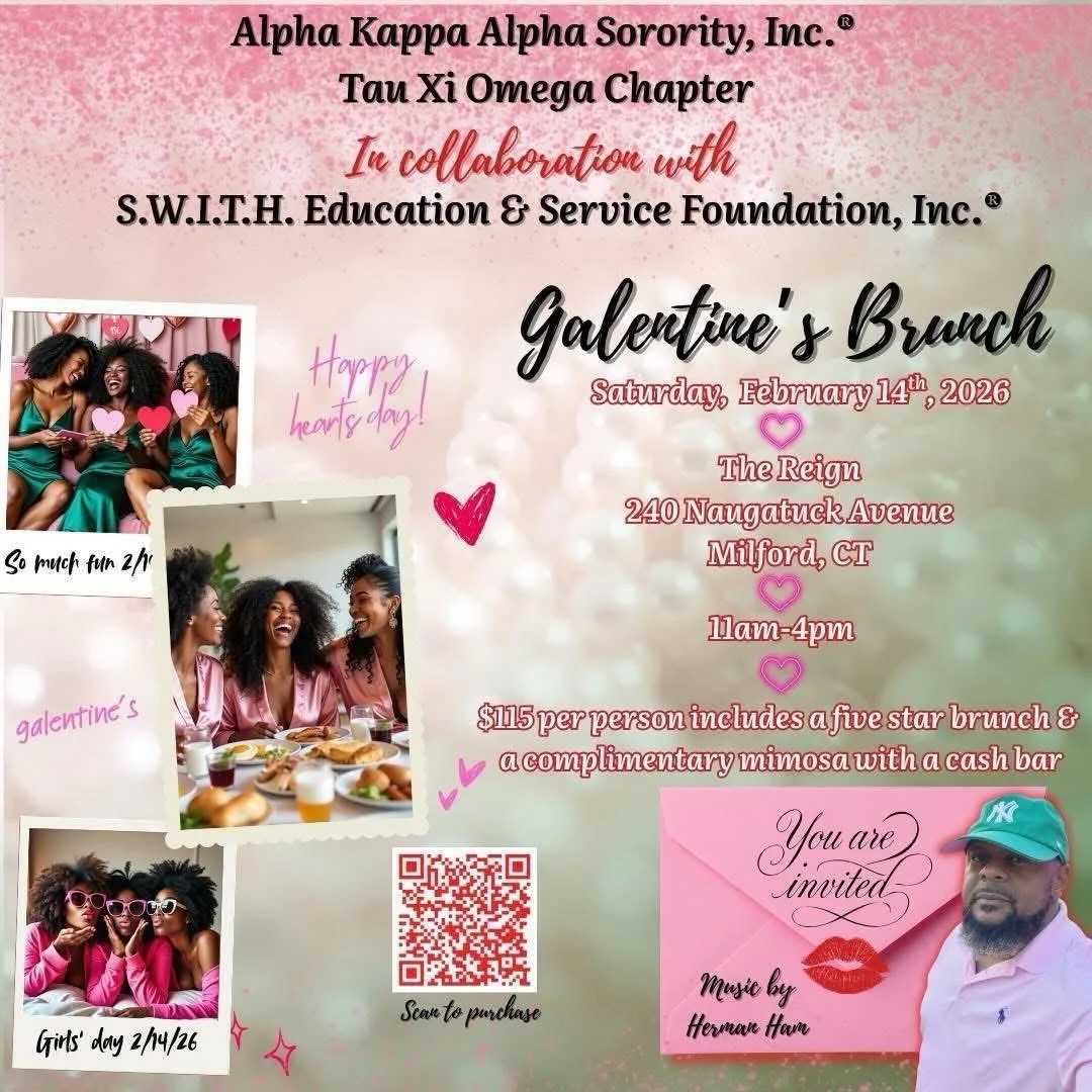 Bring in Valentine&rsquo;s Day with Tau Xi Omega!

Girls just wanna have fun! Please join Tau Xi Omega Chapter in collaboration with S.W.I.T.H. Education &amp; Service Foundation, Inc.&reg; for our exclusive Galentine&rsquo;s Brunch fundraiser. It wi
