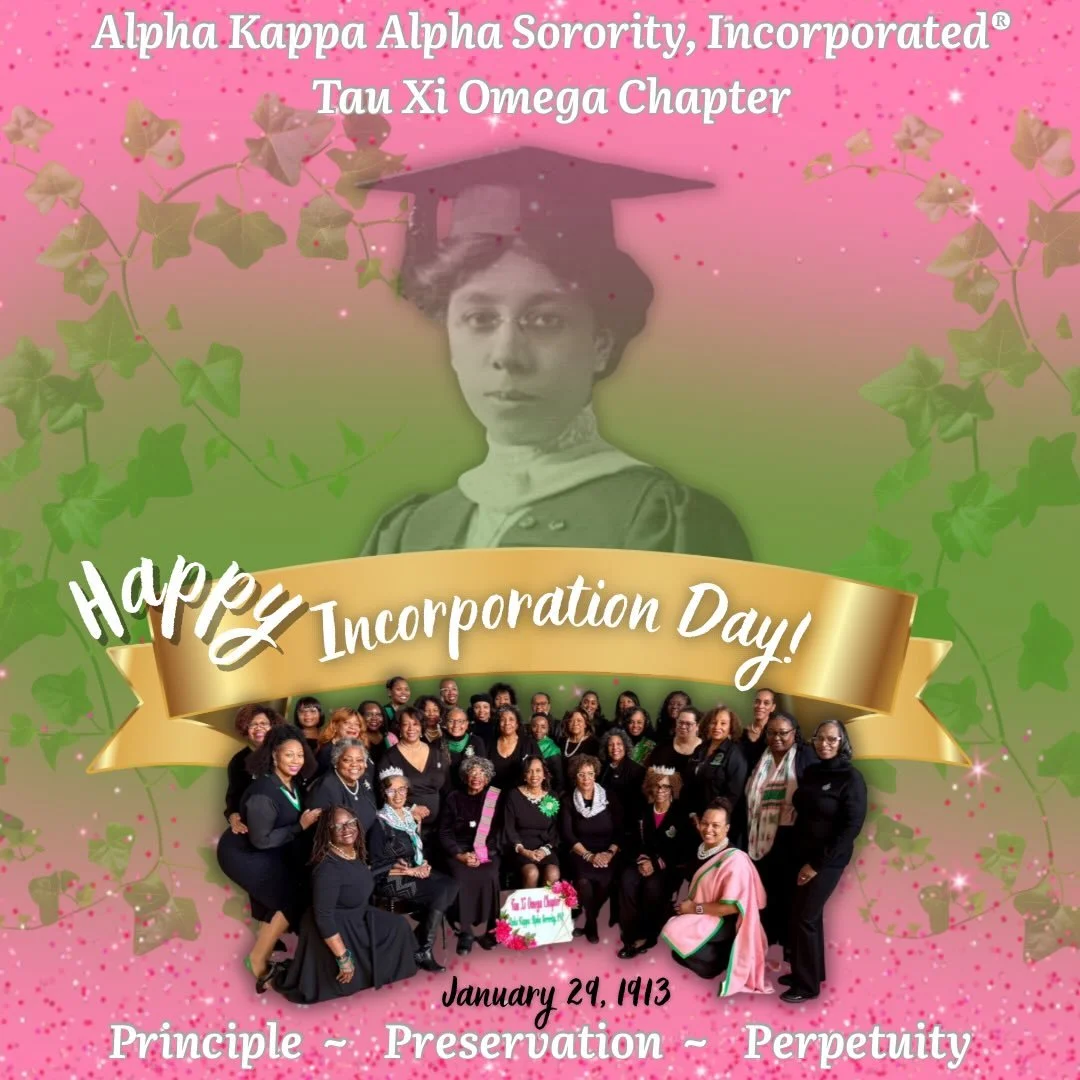 Happy Incorporation Day!!!! On January 29, 1913, under the visionary leadership of Nellie May Quander, Alpha Kappa Alpha Sorority, Inc.&reg; was incorporated.

As our first International President, Quander solidified our place in history, securing th