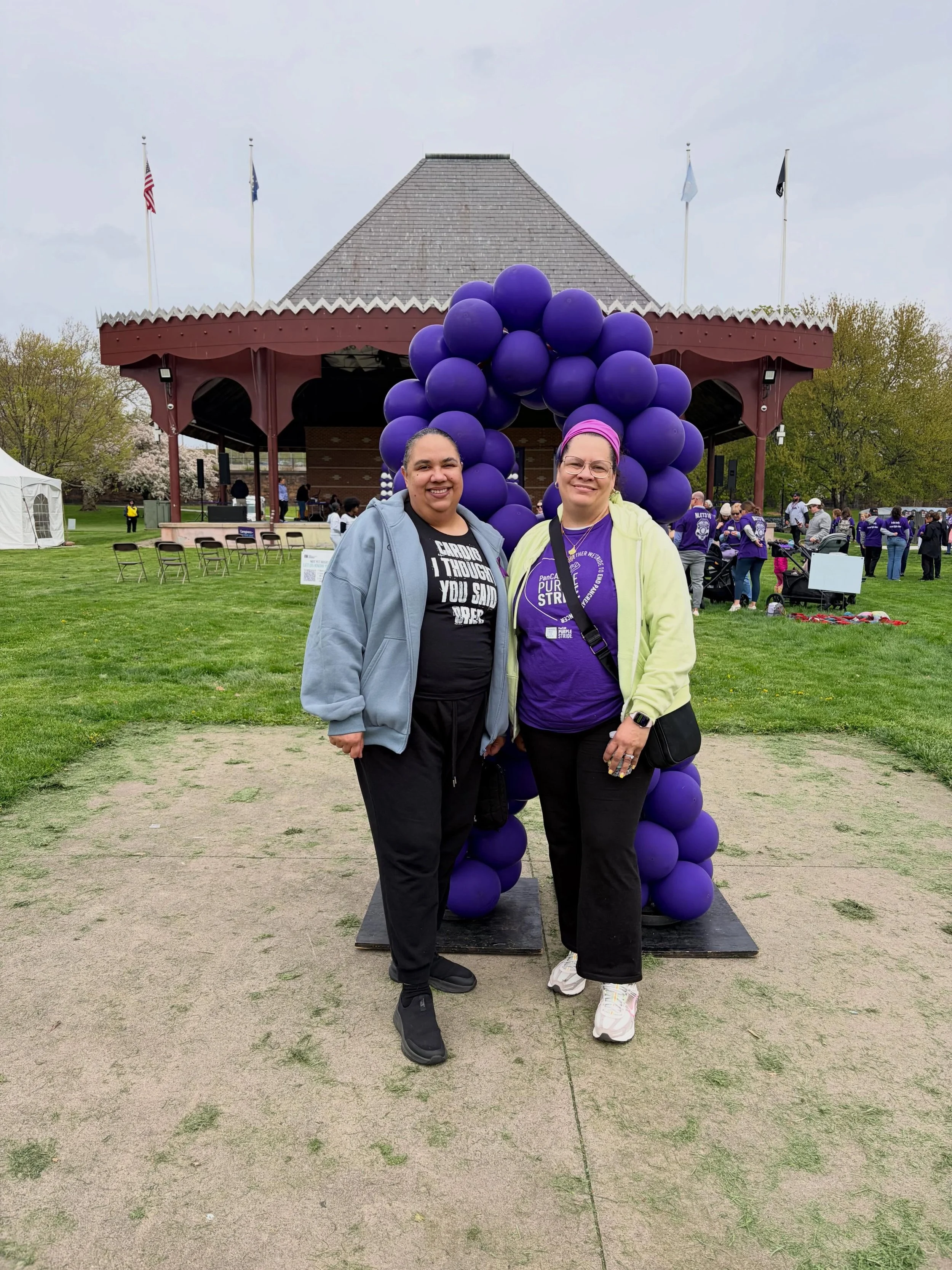 PurpleStride Strong! In honor of this serious matter, chapter member Dawn Lathrop-Goode on behalf of the chapter recently participated in the PanCAN PurpleStride 2026 Walk to End Pancreatic Cancer. With this particular cause being dear to the chapter