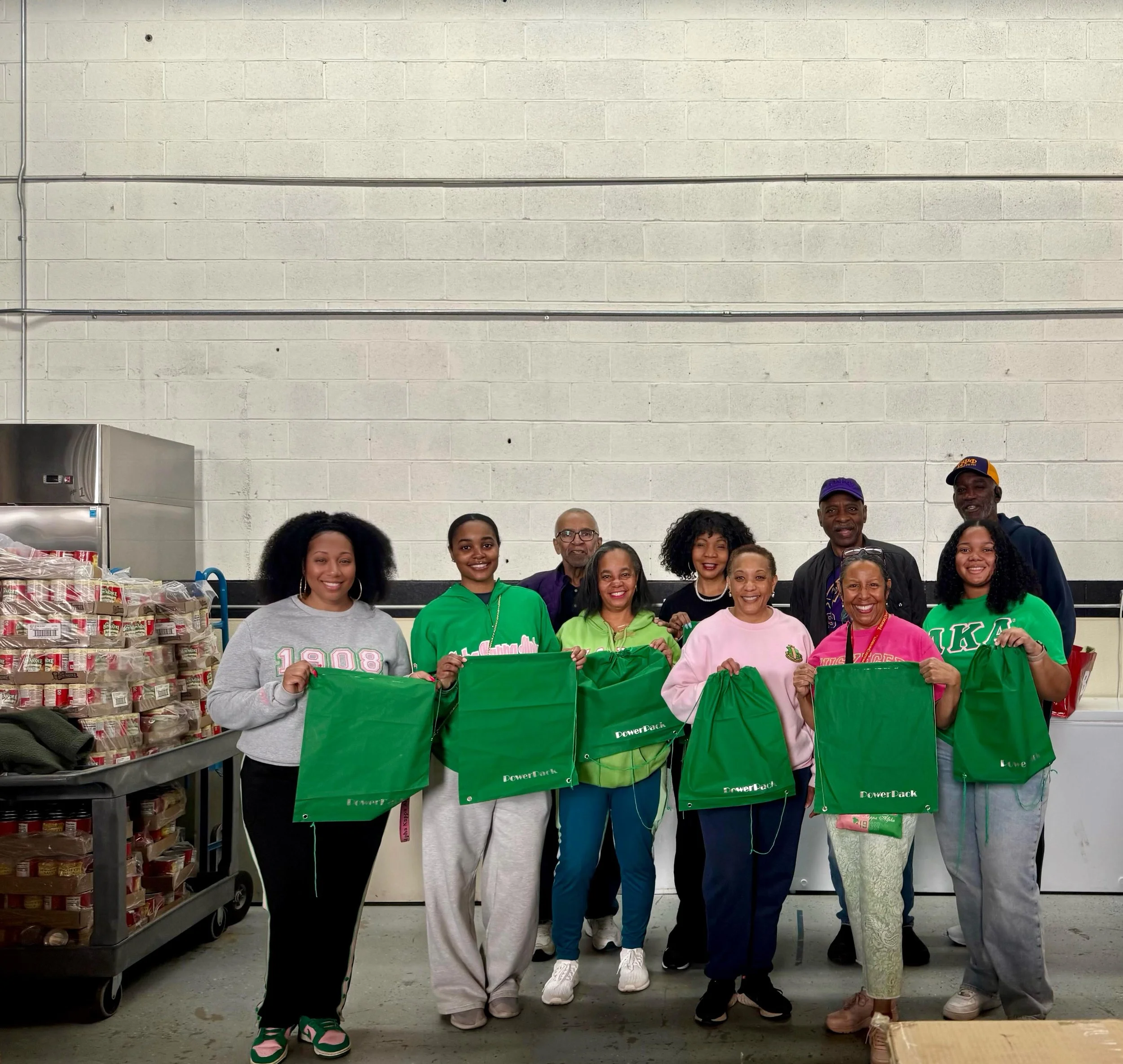 Tau Xi Omega Chapter completed its final AKA CHIPP&trade; packing for the school year! Chapter members and Chi Omicron of Omega Psi Phi Fraternity packed approximately 1,408 meals for the remaining weeks of the school year. Tau Xi Omega Chapter is gr