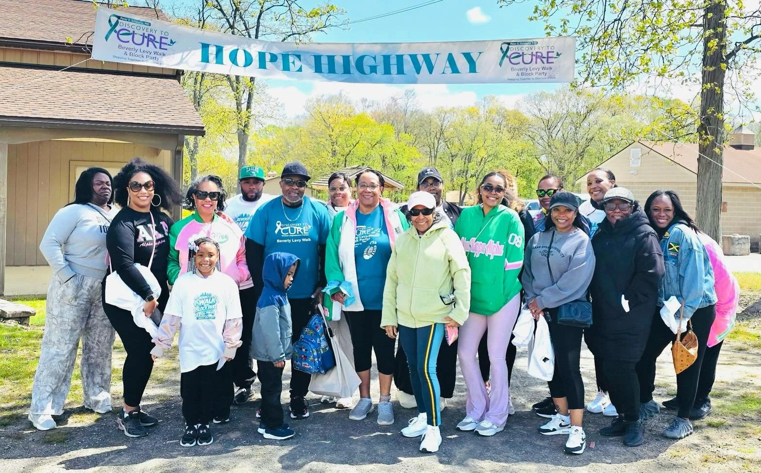 Tau Xi Omega Chapter and #TeamTurquoiseTracey recently participated in the annual Beverly Levy Walk &amp; Block Party. Chapter members and friends were happy to walk for a great cause and fellowship with each other at the block party. With this event