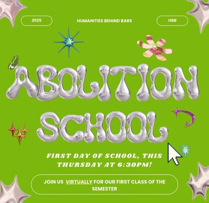 FIRST DAY OF ABOLITION SCHOOL 🤩🤓😱🍎
&bull;When: This Thursday, September 11th @ 6:30pm ⏰
&bull;Where: class will be held VIRTUALLY! DM us or use our &ldquo;Contact Us&rdquo; page on our website to receive the meeting link 🔗 
&bull;Is there homewo