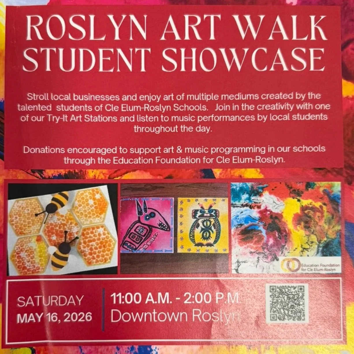 Roslyn Art Walk at the Library!