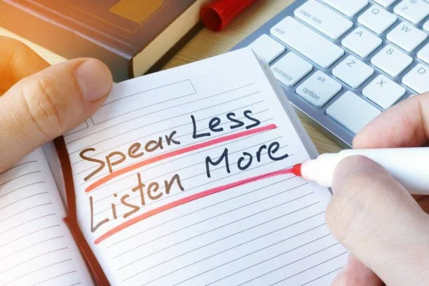 You Have 2 Ears &amp; 1 Mouth…