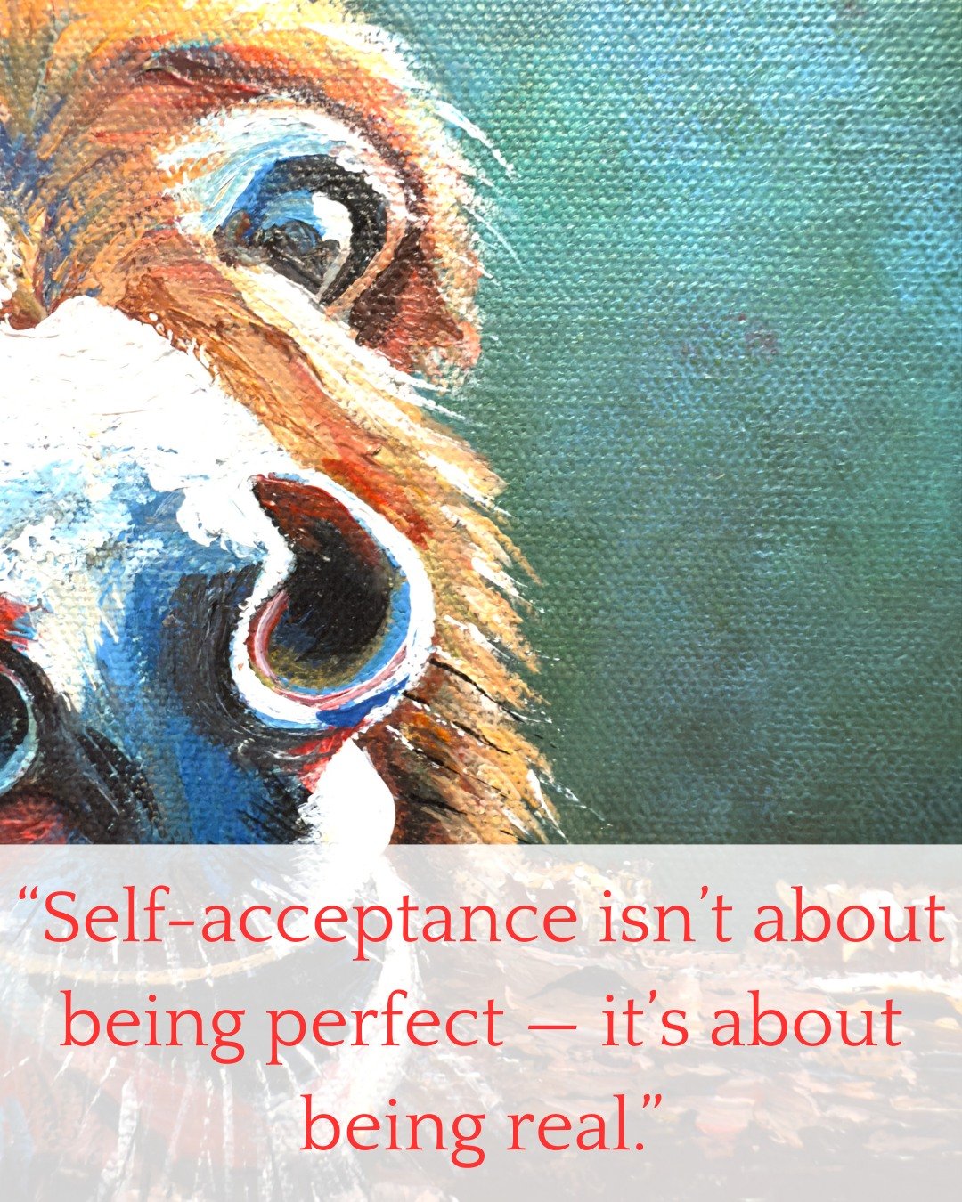Otis came alive on my canvas as a joyful rebellion against the idea that art must be serious. His imperfections aren&rsquo;t flaws, they&rsquo;re character. That&rsquo;s the message I wanted to share: being real is more powerful than being perfect.

